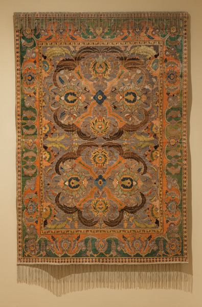 Royal Carpet with Silk and Metal Thread
