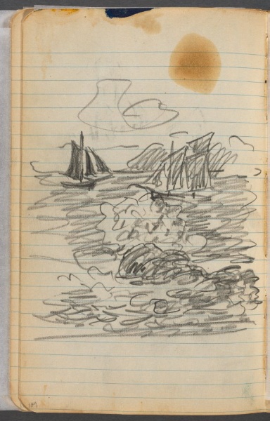 Sketchbook, page 134: Marine View 