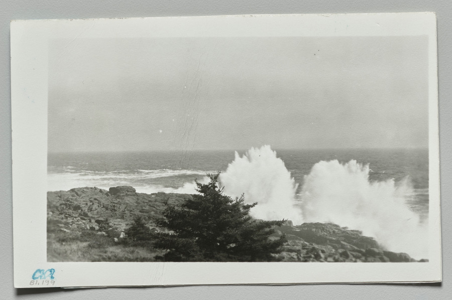 Monhegan (verso), Lenore Tawney, 1977
