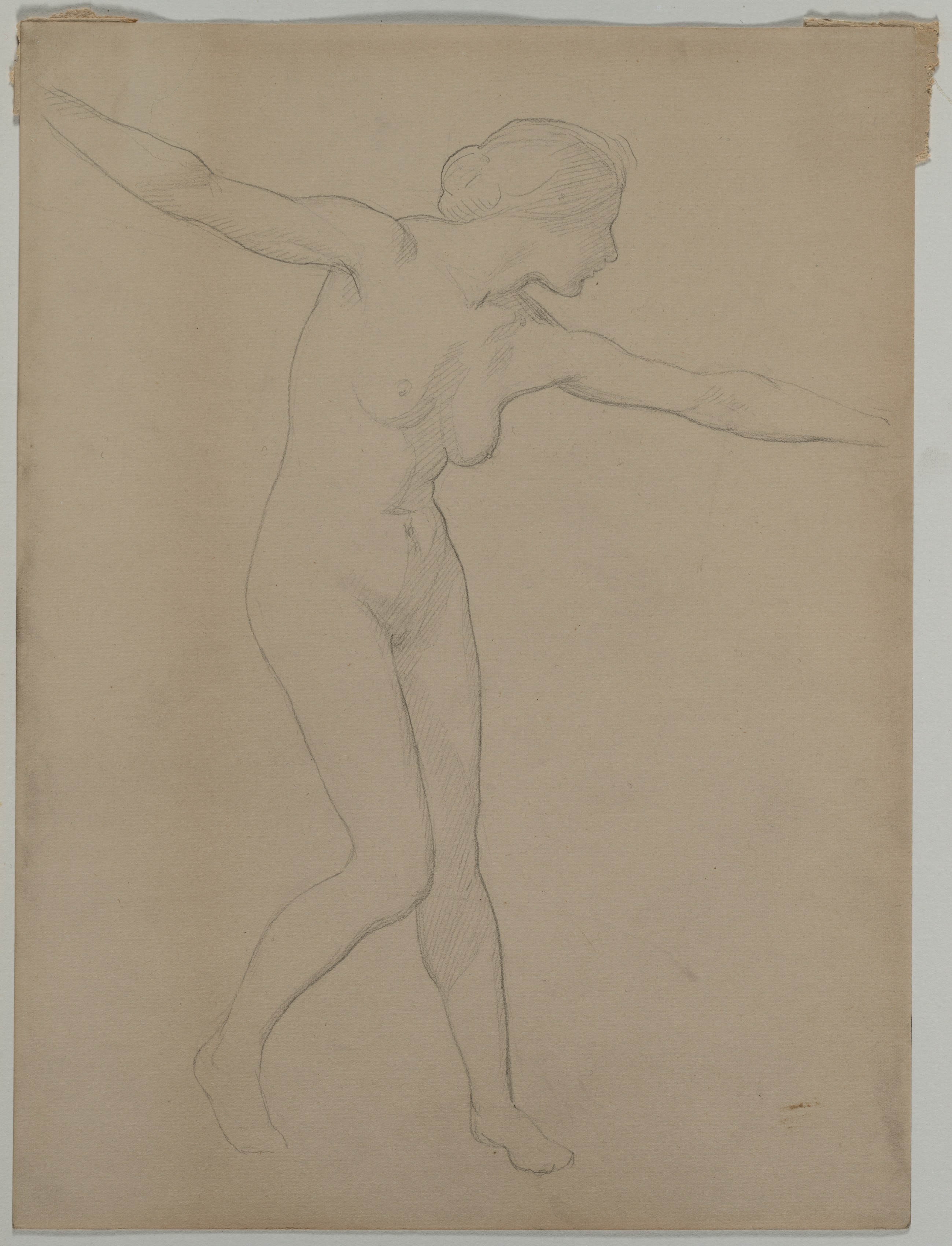 Female Nude with Outstretched Arms