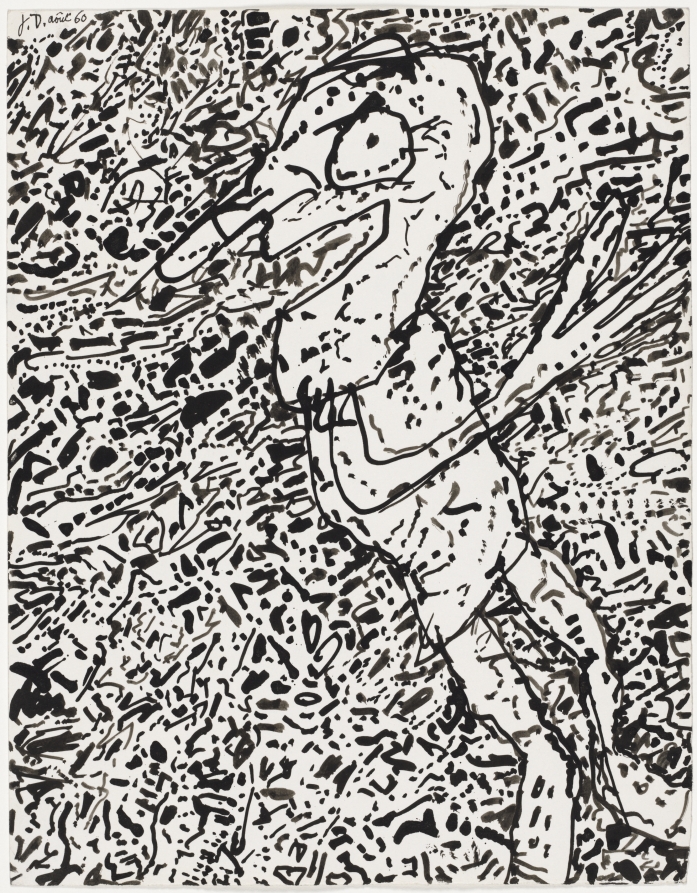Figure in a Landscape, Jean Dubuffet, 1960