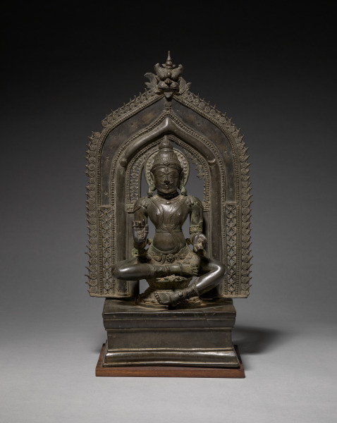 Shrine with a Seated Male Deity