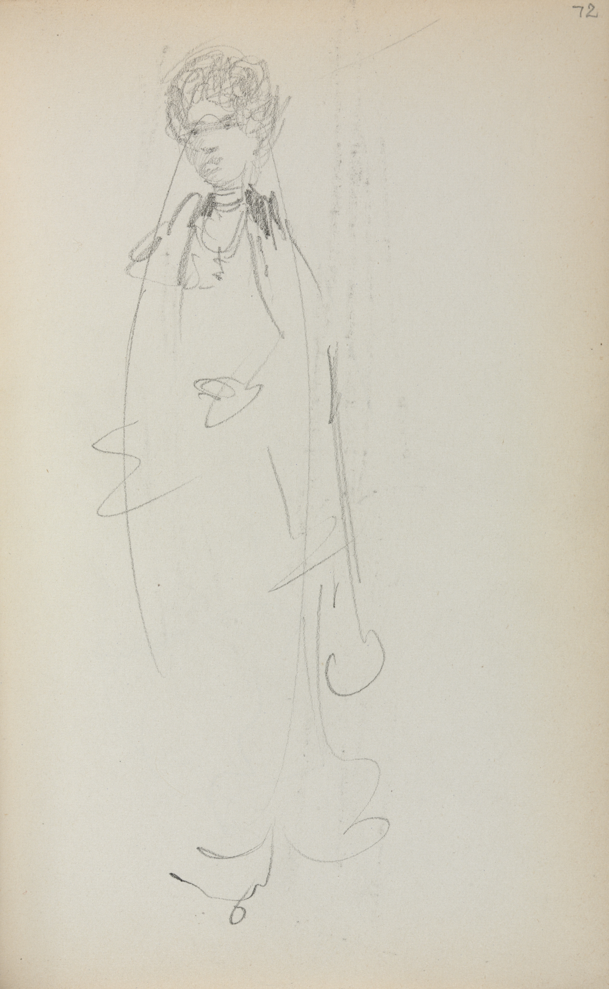 Italian Sketchbook: Standing Woman (page 72)