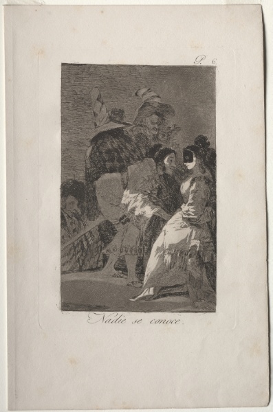 No One Knows Himself, Plate 6