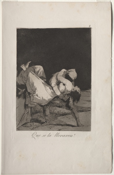 They Carried Her Off!, Plate 8