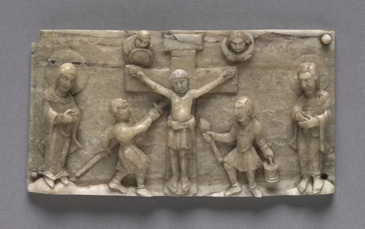 Plaque from a Portable Altar Showing the Crucifixion