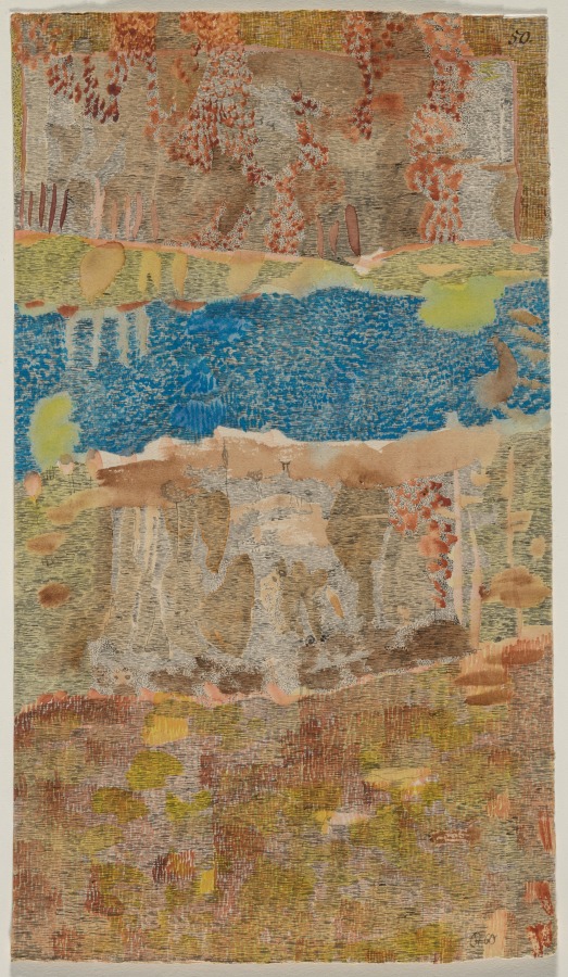Consume in Weaving, Gerhard Altenbourg, 1960