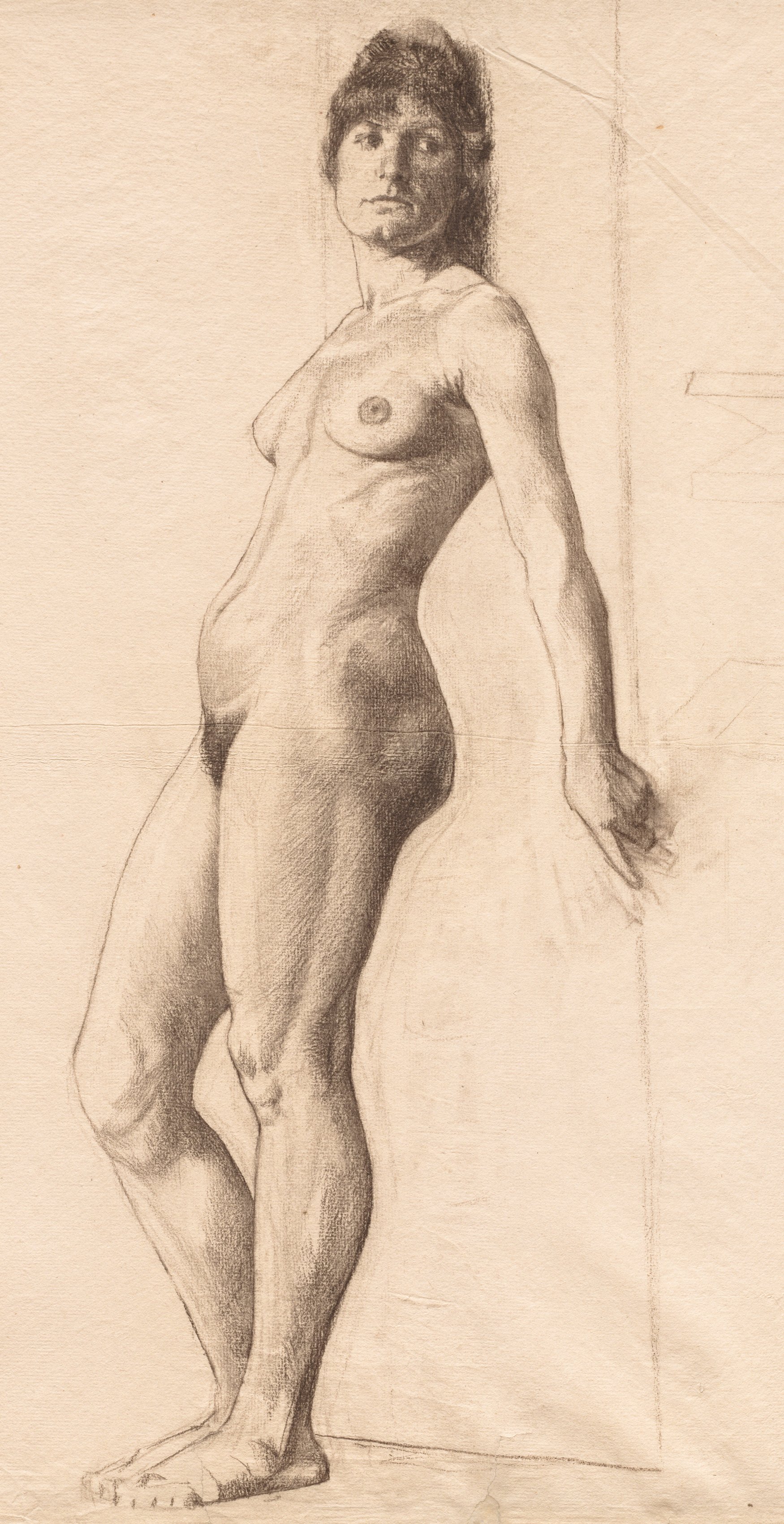 Standing Nude Model