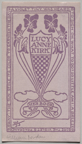 Bookplate: Lucy Anne Kirk