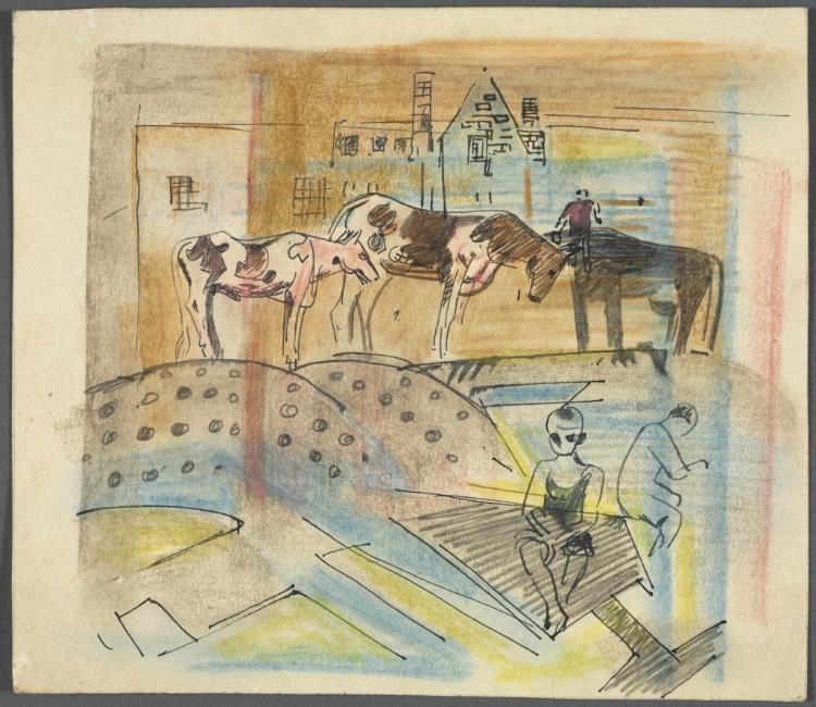Sketch for Mural (126 of 150), William Sommer, c. 1920s–40s
