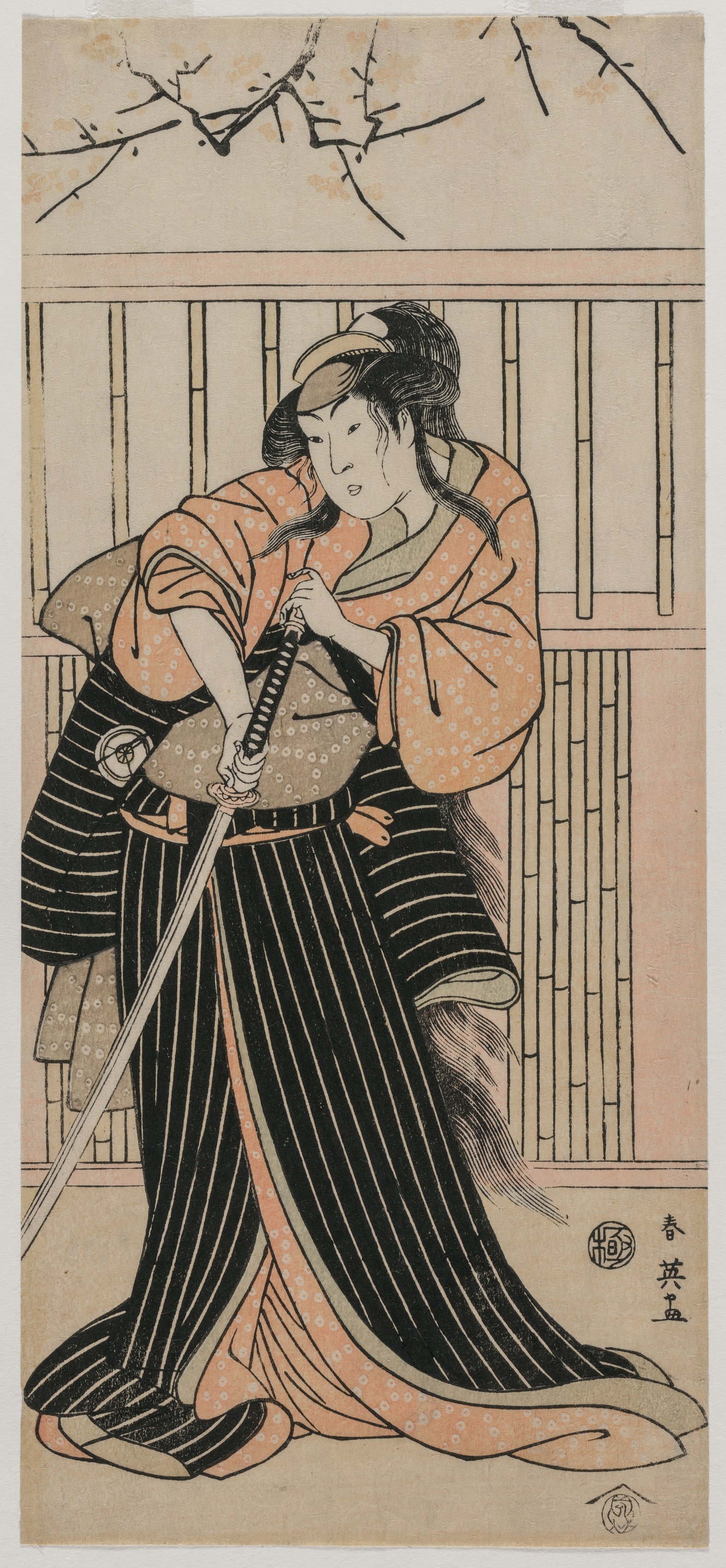 Iwai Hanshirō IV as a Woman with a Sword