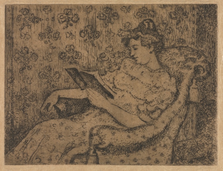 Woman Sitting Reading 
