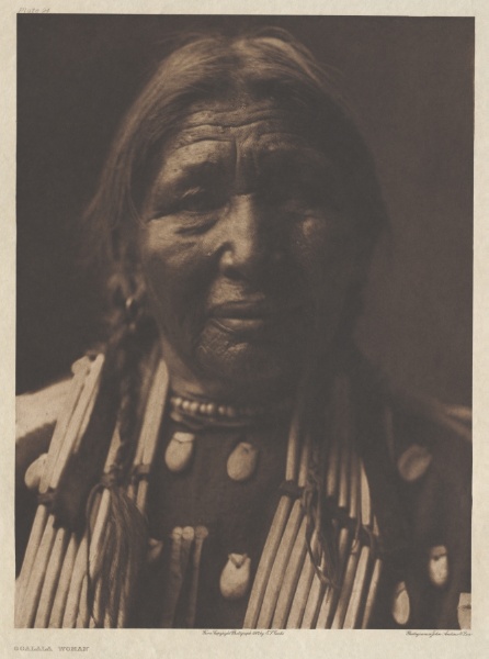 Portfolio III, Plate 94: Ogalala Woman