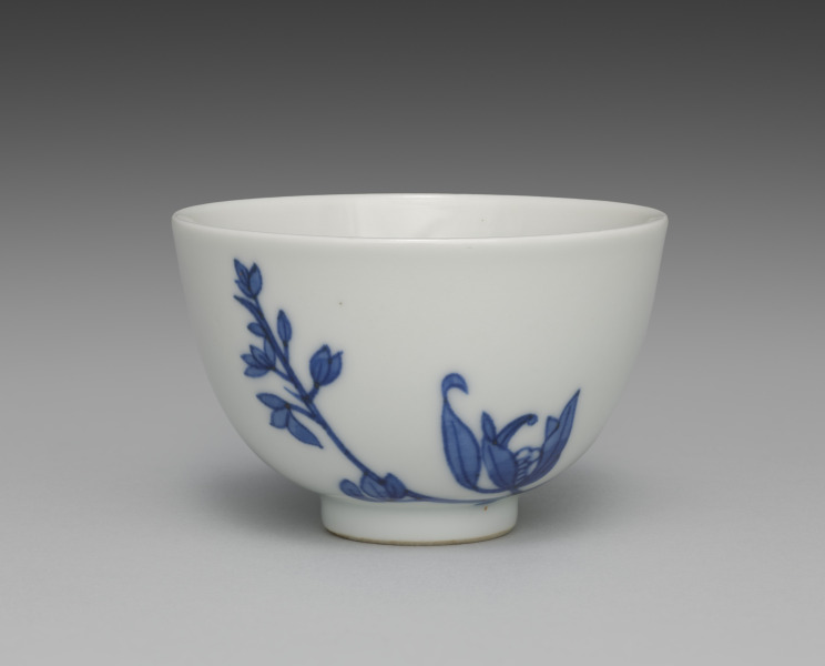 Teacup from Tea Set with Orchids