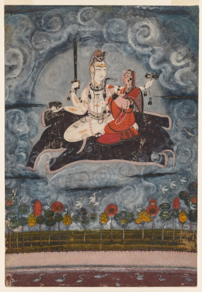 Shiva and Devi on Gajasura's Hide