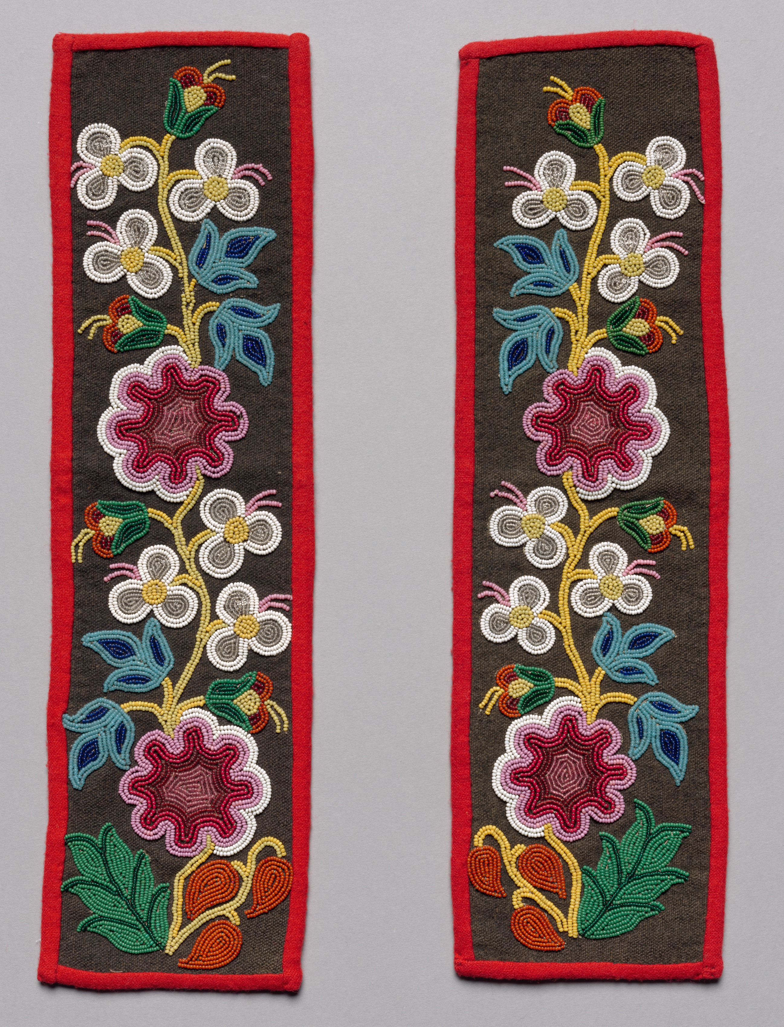 Two Beaded Panels