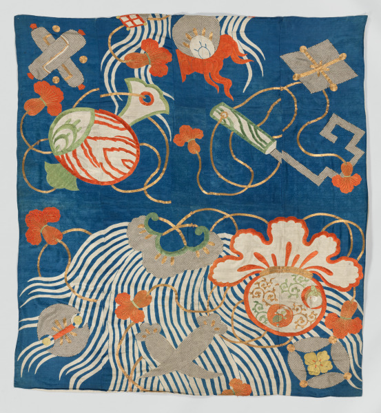 Embroidered Silk Square