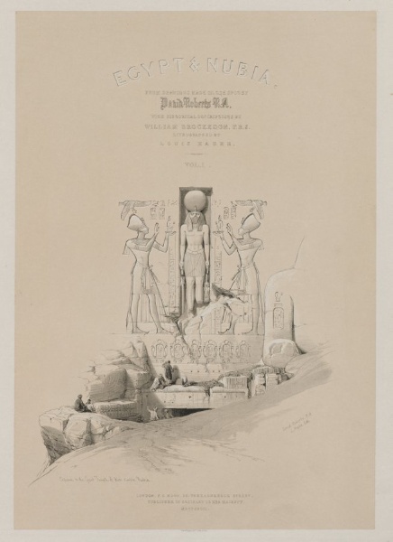 Egypt and Nubia, Volume I: Frontispiece
