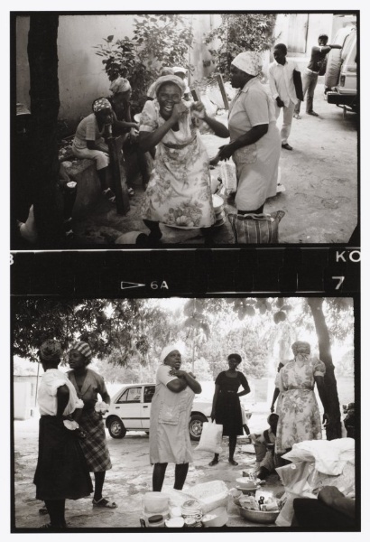 Women That Sell Food Outside The Copa Club Reenact the Attacks Upon the Tontons Macoute