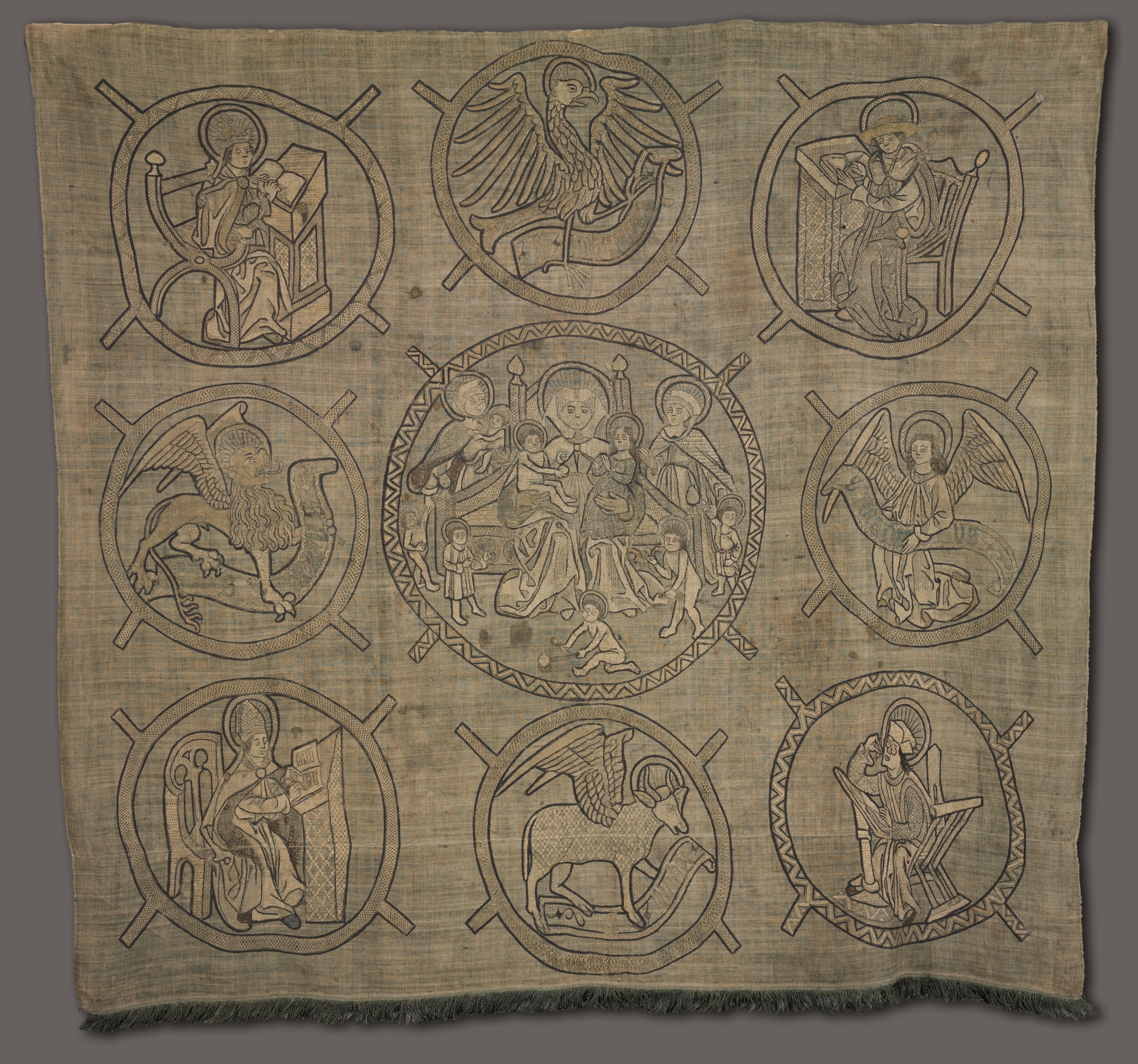 Embroidered Panel: Holy Kinship