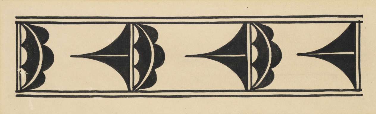 San Ildefonso Pottery Design, Kenneth M. Chapman, Before 1928