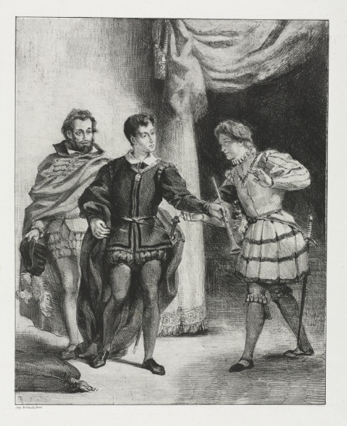 Hamlet:  Hamlet and Guildenstern