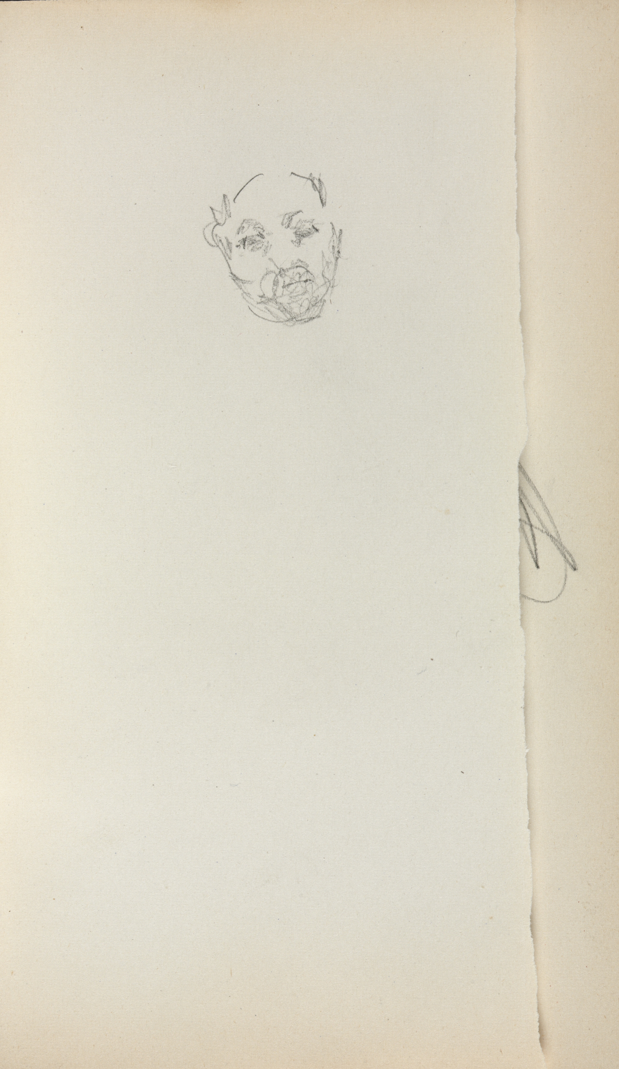 Italian Sketchbook: Head of a Man (page 221)