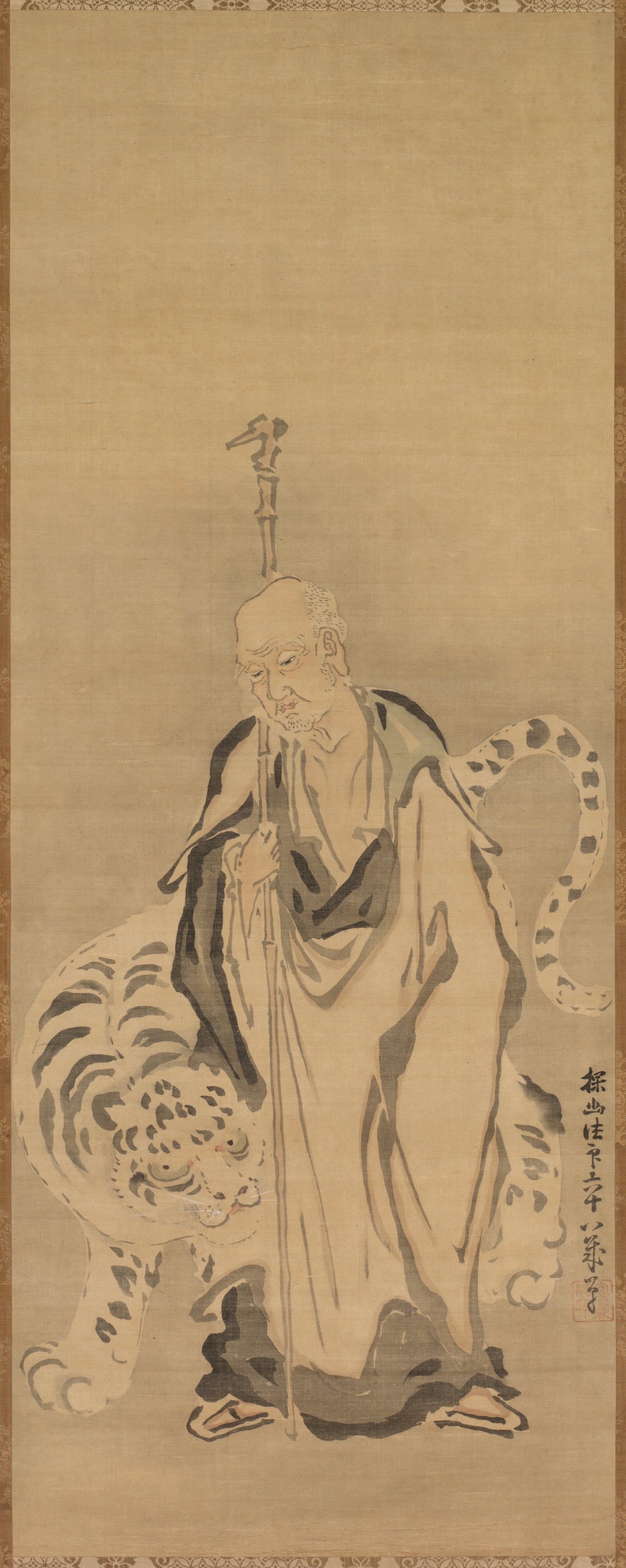 A Sage with Tiger