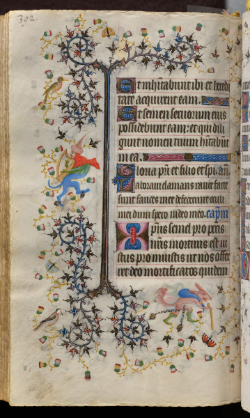 Hours of Charles the Noble, King of Navarre (1361-1425): fol. 190v, Text
