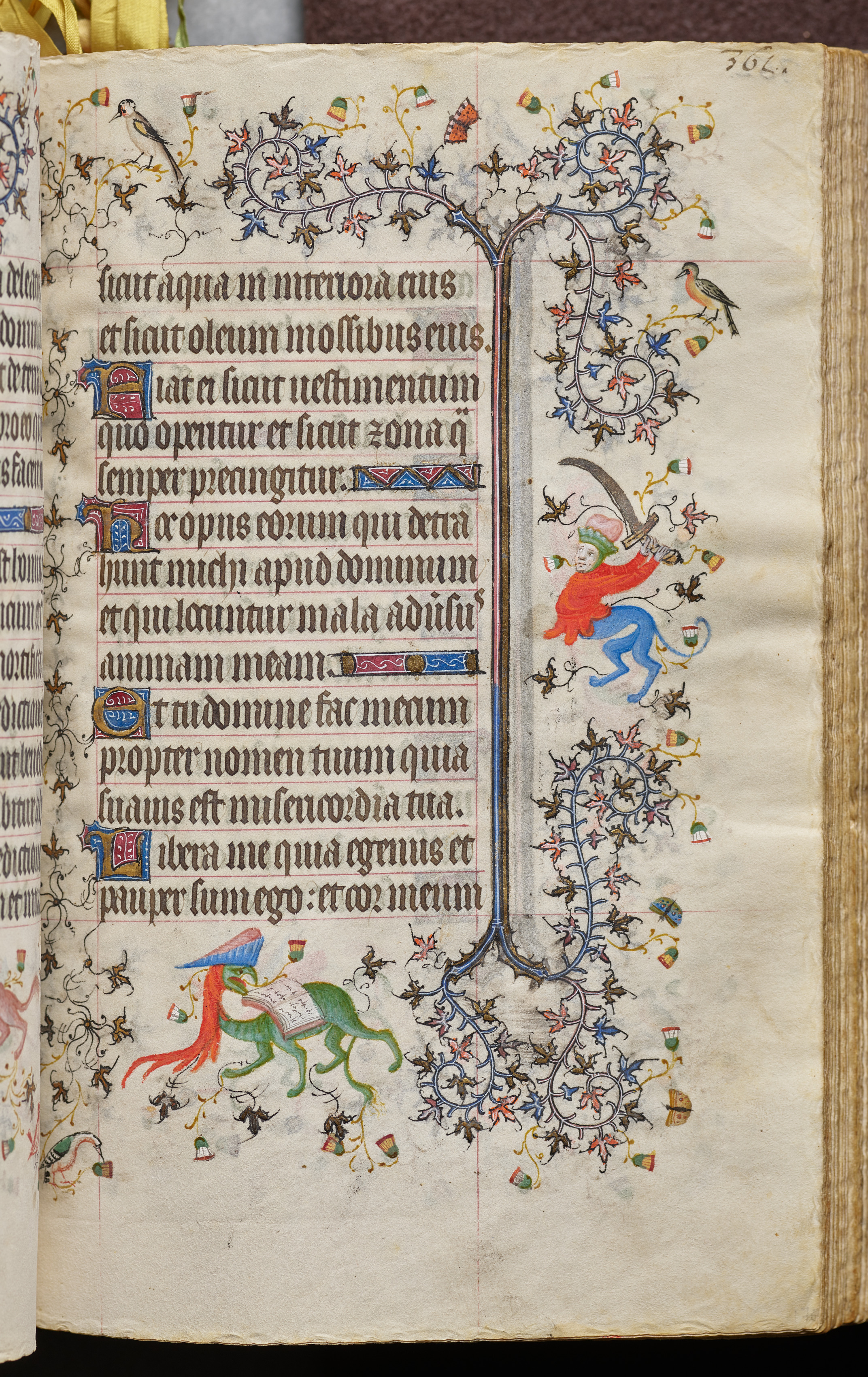Hours of Charles the Noble, King of Navarre (1361-1425): fol. 176r, Text