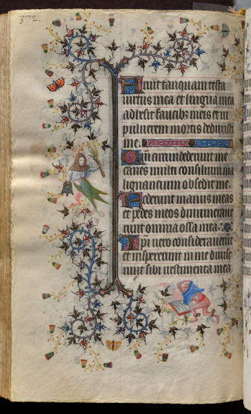 Hours of Charles the Noble, King of Navarre (1361-1425): fol. 181v, Text