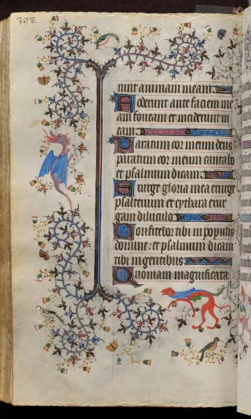 Hours of Charles the Noble, King of Navarre (1361-1425): fol. 193v, Text