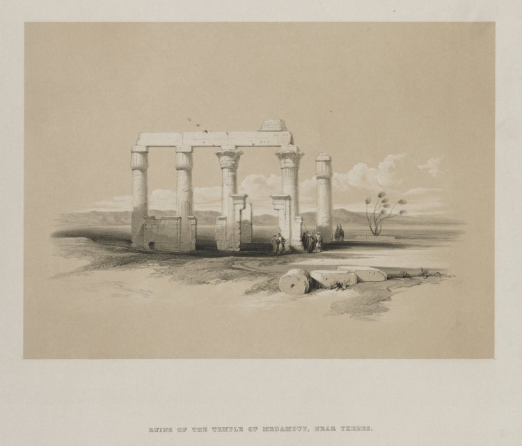 Egypt and Nubia, Volume II: Ruins of the Temple of Madamoud, at Thebes