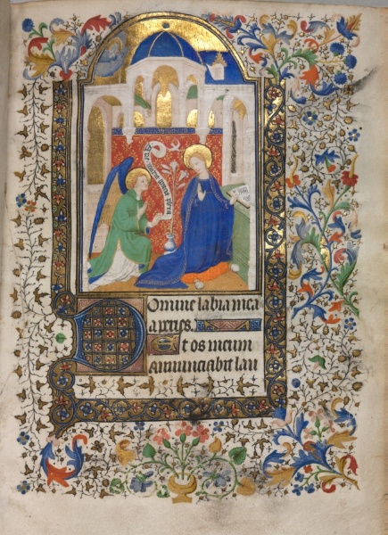 Book of Hours (Use of Paris): Annunciation