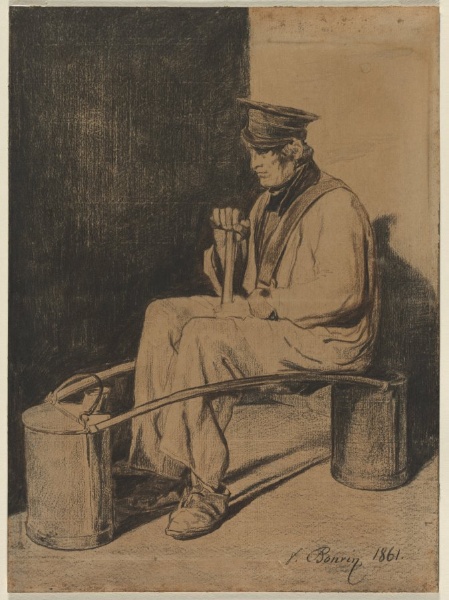 Water Carrier Seated on His Yoke