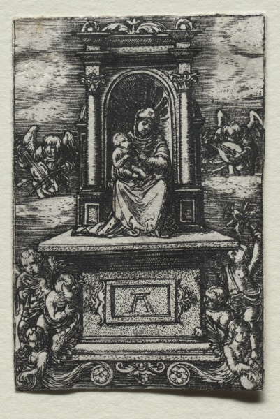 The Beautiful Virgin of Ratisbon on an Altar