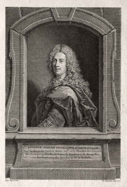 Portrait of Antoine Joseph de Sallier d'Argenville