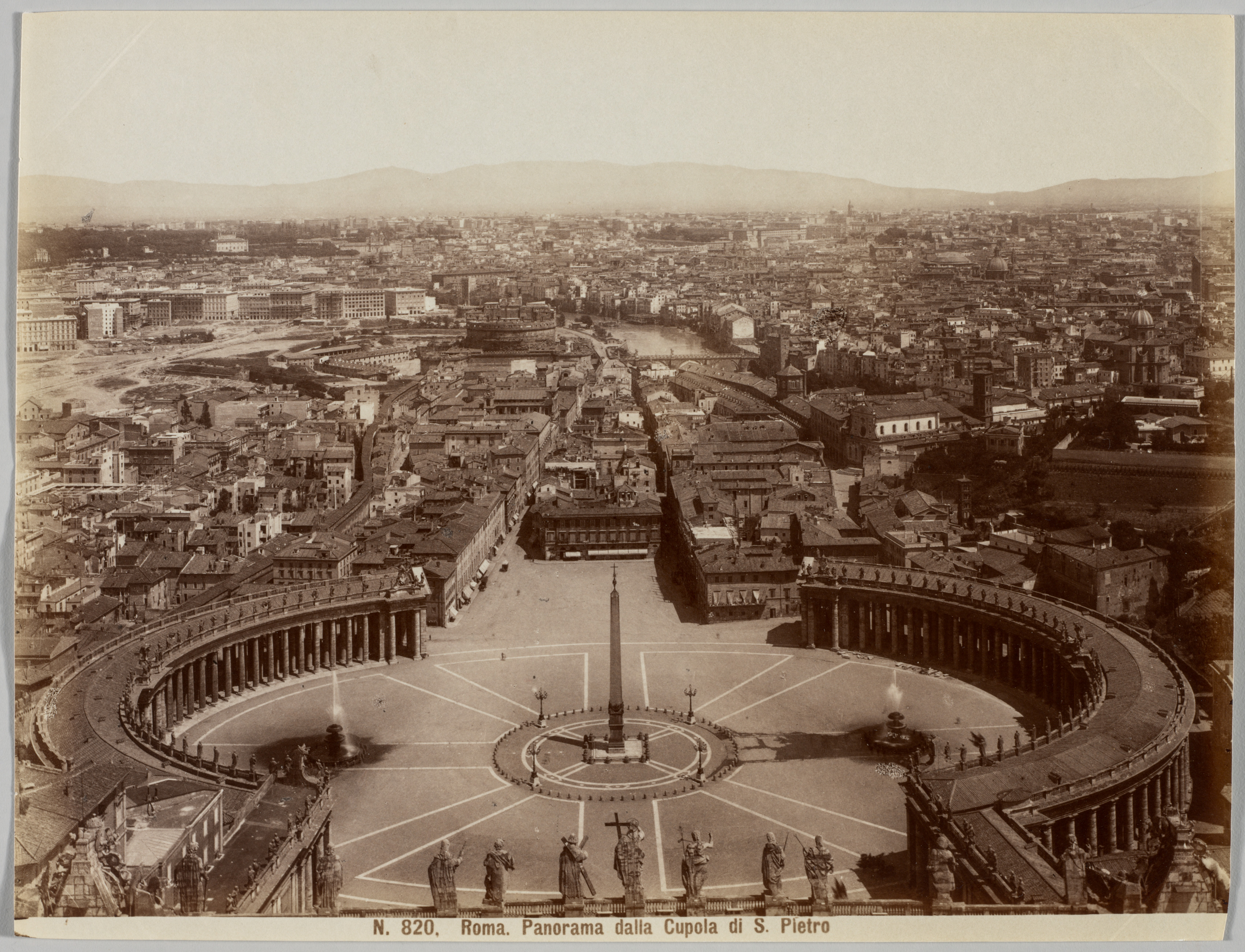 Panorama dalla Cupola di S. Pietro, Rome
