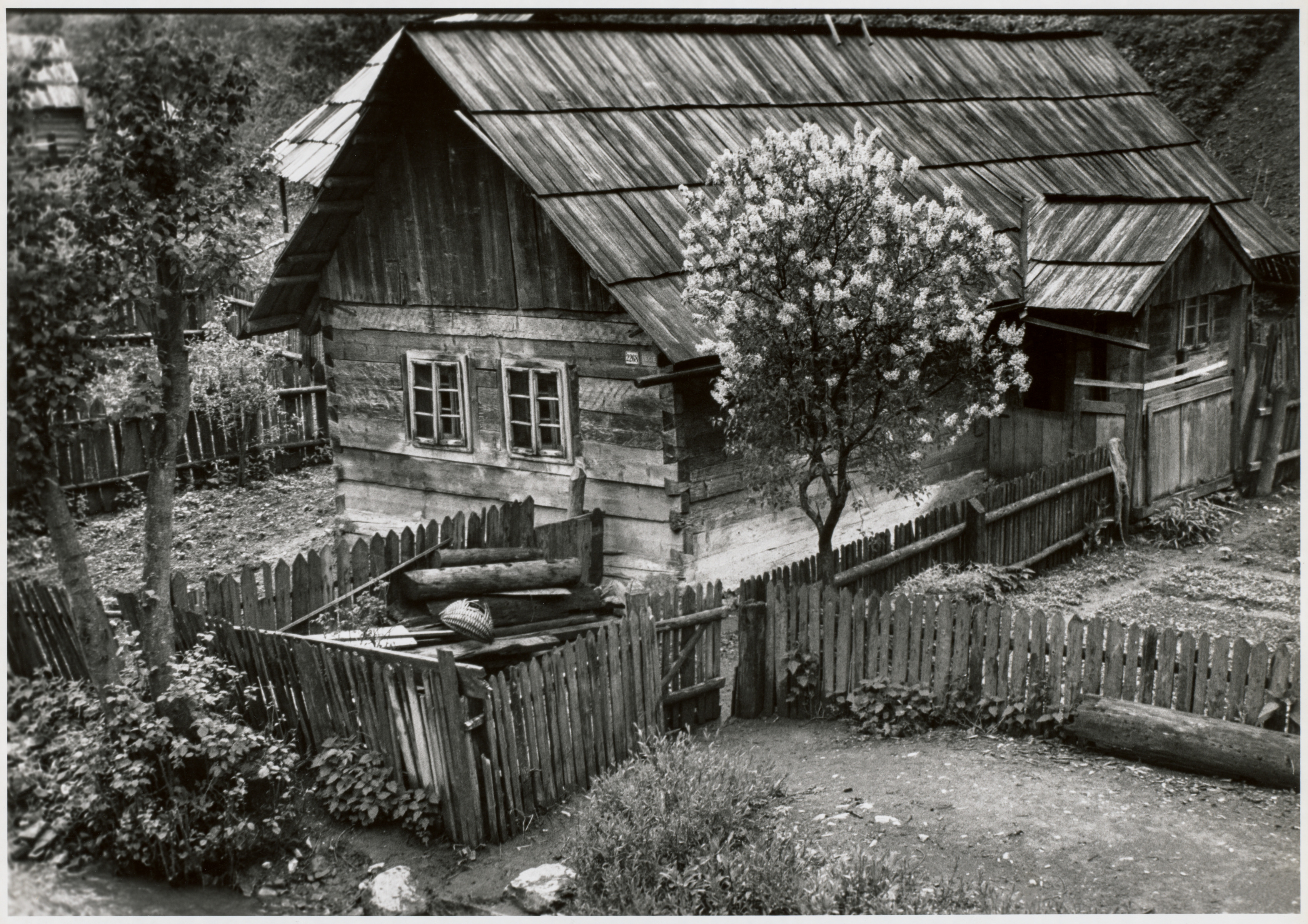 The house of a middle-class Jewish family, village in Carpathian Ruthenia