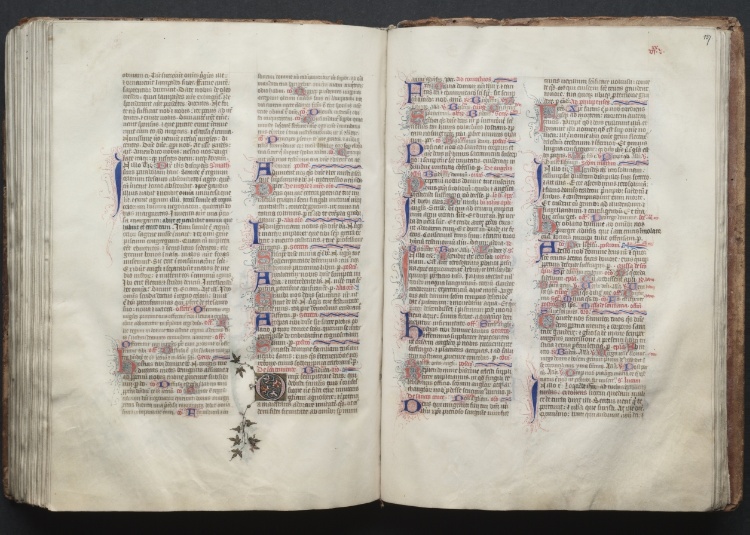 The Gotha Missal:  Fol. 136v, Text