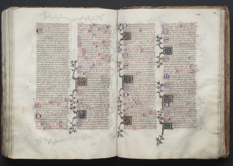 The Gotha Missal:  Fol. 127v, Text