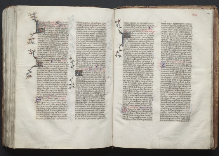 The Gotha Missal:  Fol. 145r, Text