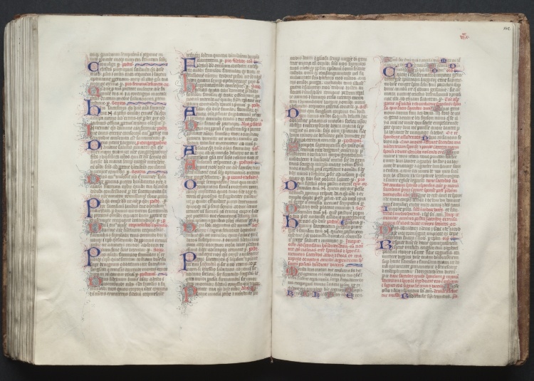 The Gotha Missal:  Fol. 142r, Text