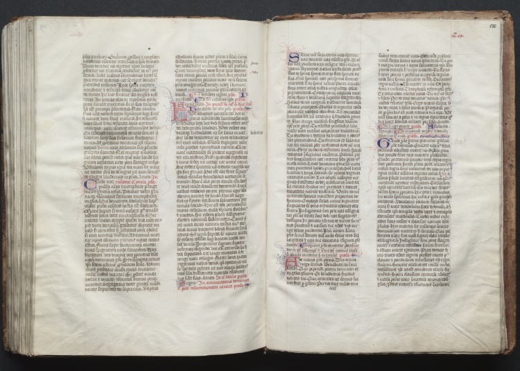 The Gotha Missal:  Fol. 150r, Text