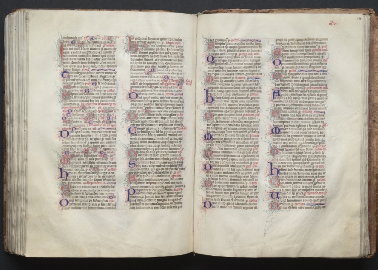 The Gotha Missal:  Fol. 137v, Text