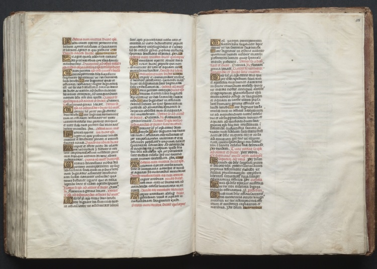The Gotha Missal:  Fol. 158r, Text