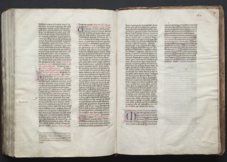 The Gotha Missal:  Fol. 156v, Text