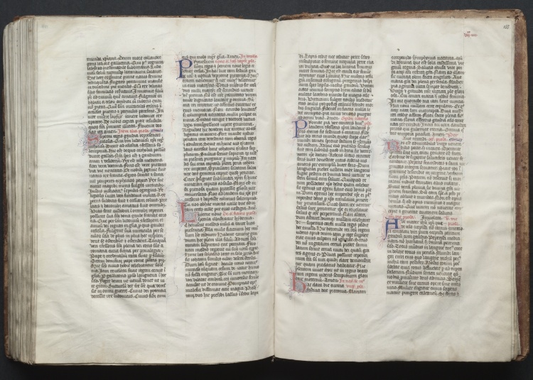 The Gotha Missal:  Fol. 154v, Text