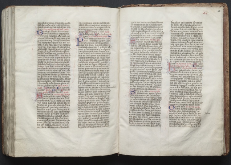 The Gotha Missal:  Fol. 153r, Text