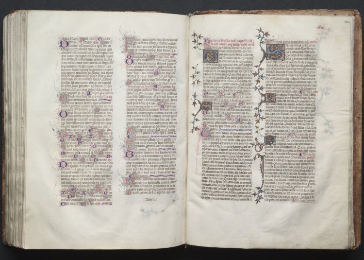 The Gotha Missal:  Fol. 144r, Text